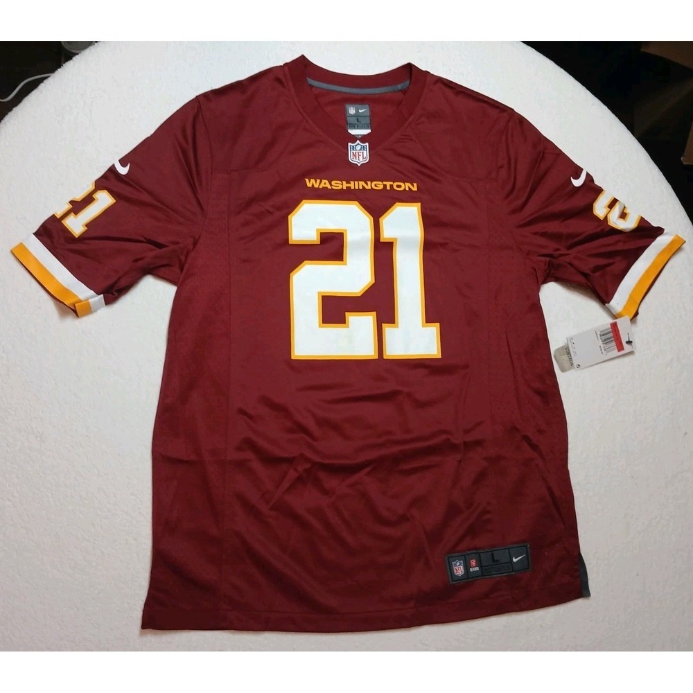 Nike Washington Redskins Commanders Sean Taylor #21 Jersey On-Field Men's L NWT
